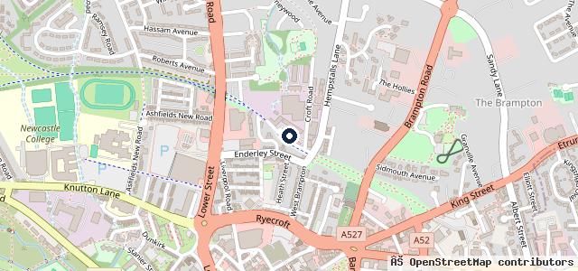 Map showing the location of Rev It Hard Motorcycles