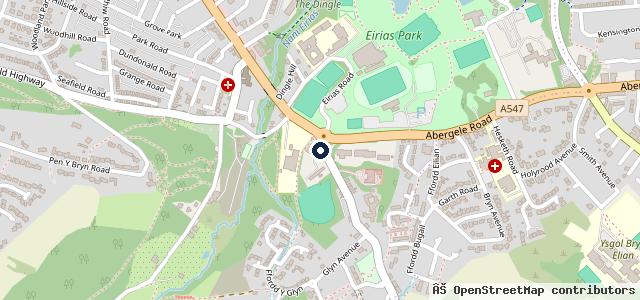 Map showing the location of Richmond Garage