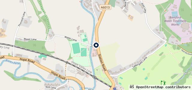 Map showing the location of Riverside Garage