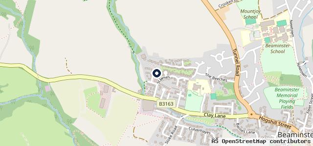 Map showing the location of Beaminister Motors