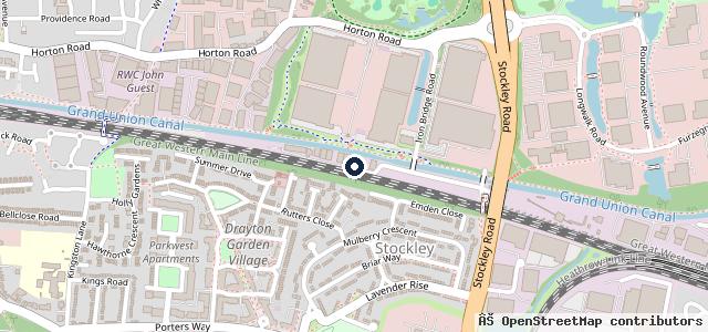 Map showing the location of Robbings Motors