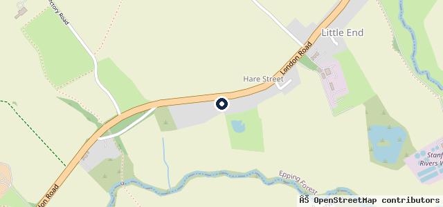 Map showing the location of Roding Garage