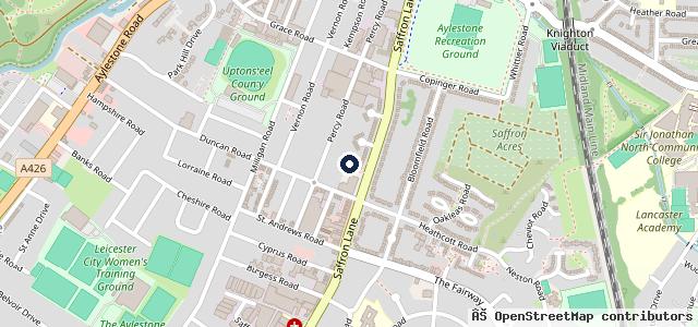 Map showing the location of RSJ Auto's