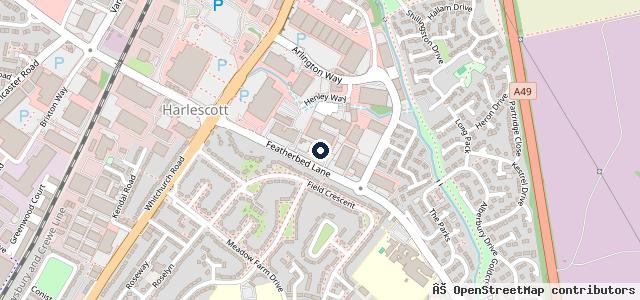 Map showing the location of Sytner Shrewsbury MINI