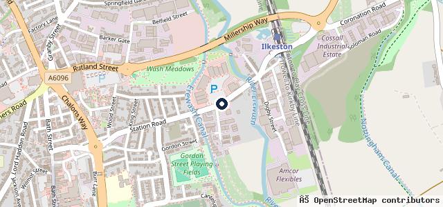 Map showing the location of Smiths Of Ilkeston Vauxhall