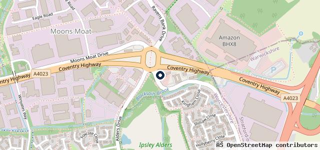 Map showing the location of Startin Kia Redditch