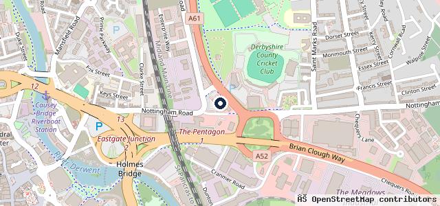 Map showing the location of Driveway Vehicle Solutions