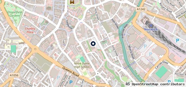 Map showing the location of STR Service Centre