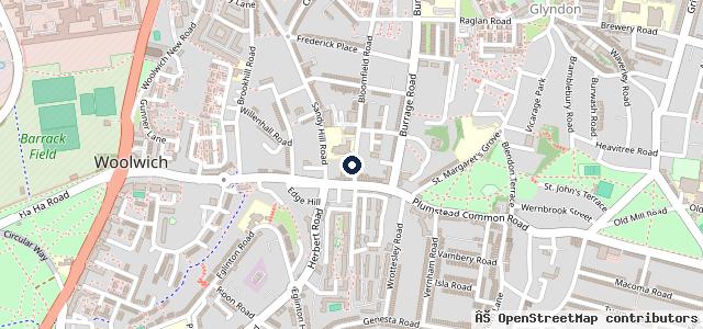 Map showing the location of Bloomfield Service Station