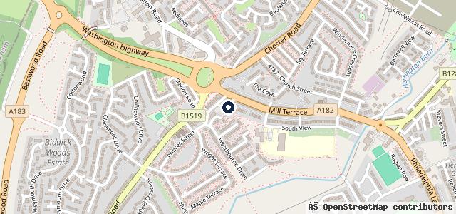 Map showing the location of The MOT Clinic