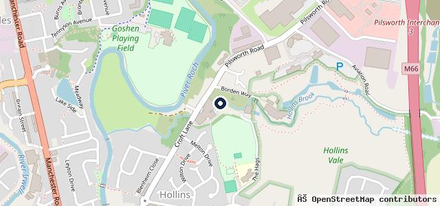 Map showing the location of T & M Motors