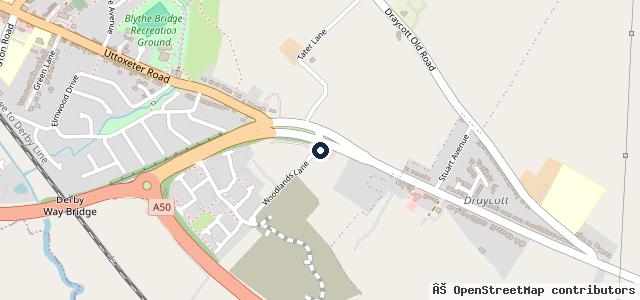 Map showing the location of B & R Motors Ltd