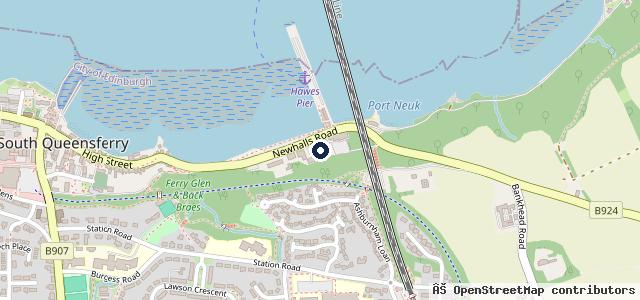 Map showing the location of Hawes Garage