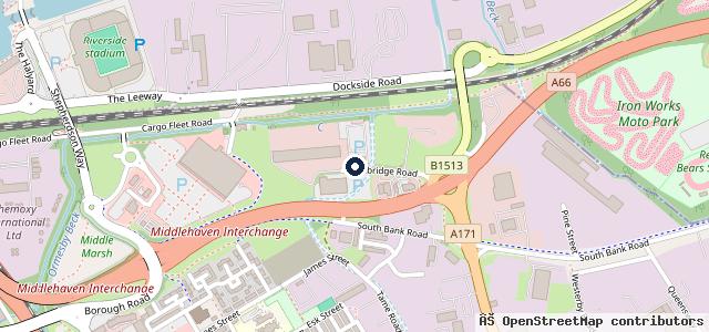 Map showing the location of The MOT Centre