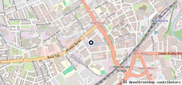 Map showing the location of Blackburn Automotive MOT Centre