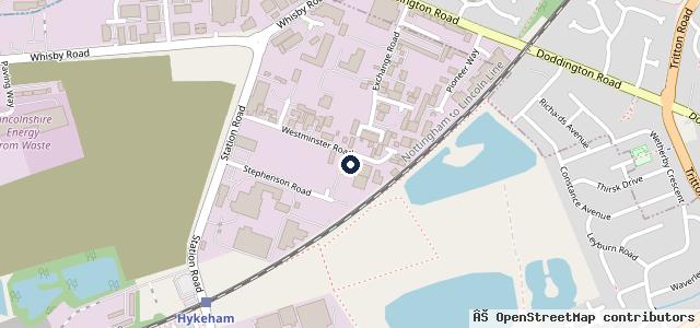 Map showing the location of Westminster Servicing & Testing
