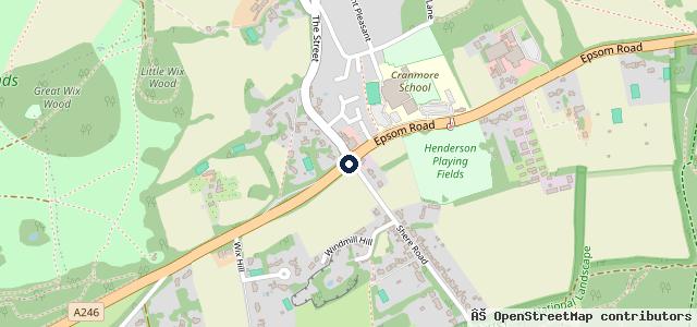 Map showing the location of Bell & Colvill - Lotus Surrey