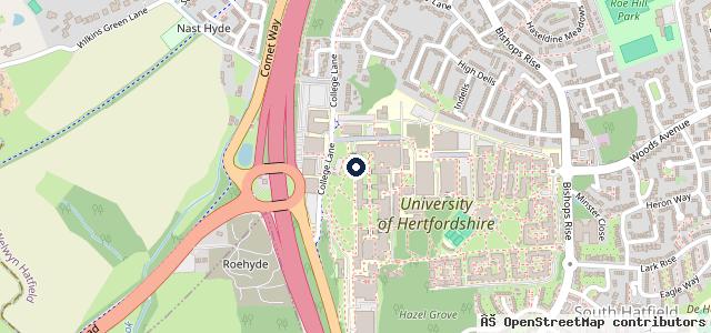 Map showing the location of Uno bus | Hatfield