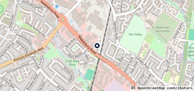Map showing the location of Vehicle Solutions Cheltenham