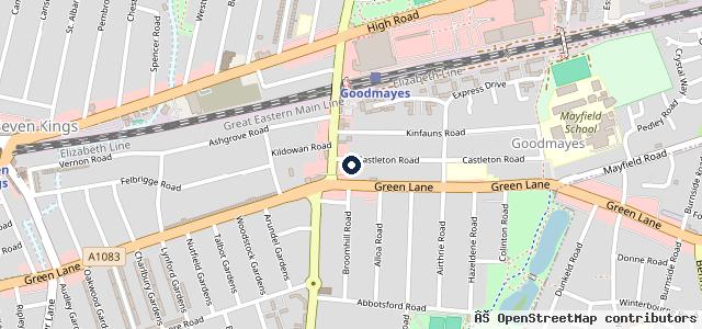 Map showing the location of Victoria Bodyworks Ltd