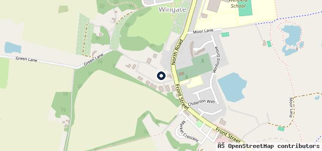 Map showing the location of Warner of Wingate