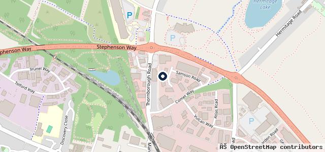 Map showing the location of Wells Lee Autobodies Ltd
