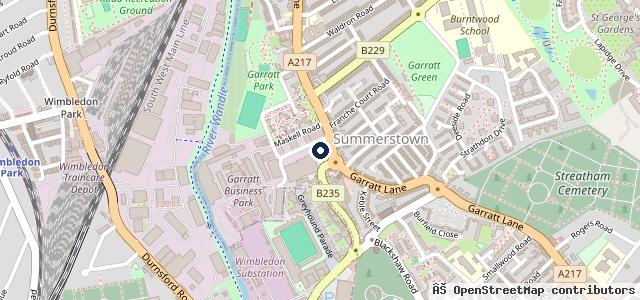 Map showing the location of West London Ford & Escort Dealers