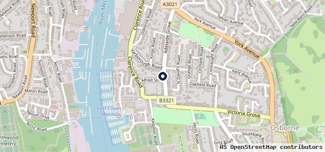 Map showing the location of Island Auto Care
