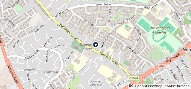 Map showing the location of Winsford MOT Centre Ltd