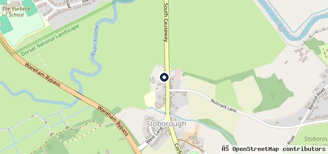 Map showing the location of Wool & Bovington Motors Ltd