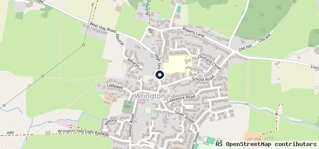 Map showing the location of Wrington Motors Limited