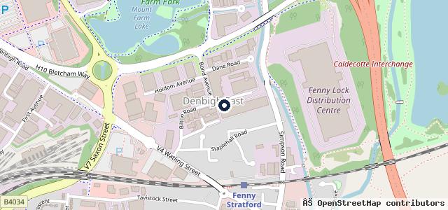 Map showing the location of Fenny Garage Ltd
