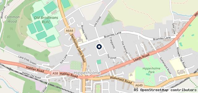Map showing the location of Yorkshire Tourers LTD - Mobile Workshop