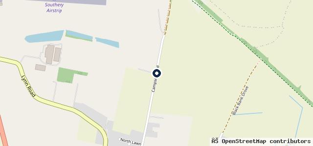 Map showing the location of Bowles Garage