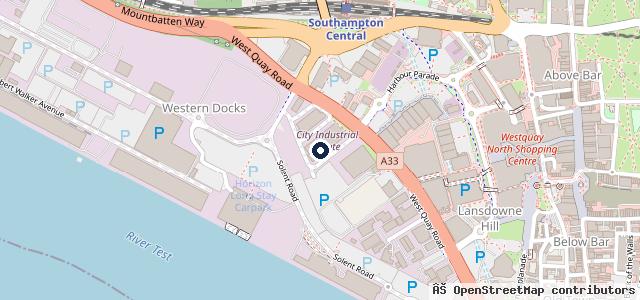 Map showing the location of Tyreland - Team Protyre