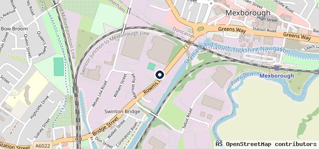 Map showing the location of Swinmex Yorkshire Ltd