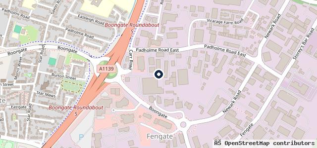 Map showing the location of KGF Classic Cars