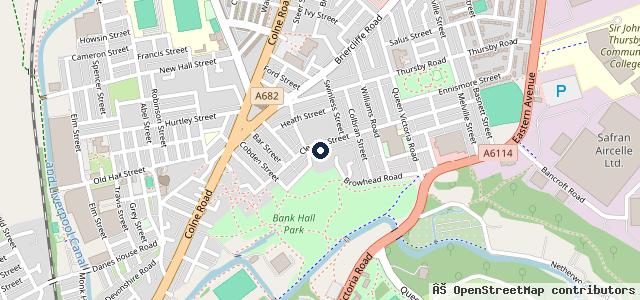 Map showing the location of BSC Tyres and Repairs