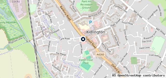Map showing the location of Marshall Škoda Oxford