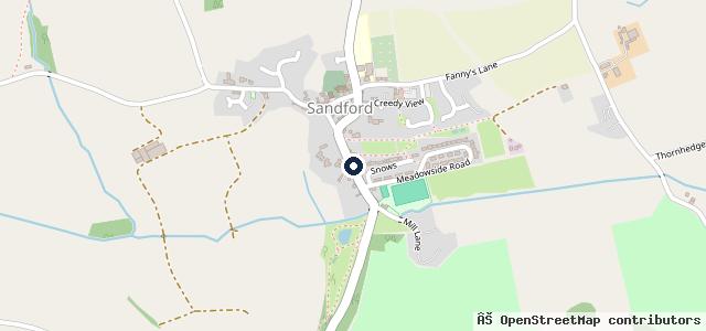 Map showing the location of Meadowside Garage