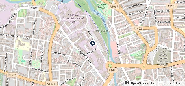 Map showing the location of Group 1 Škoda Norwich