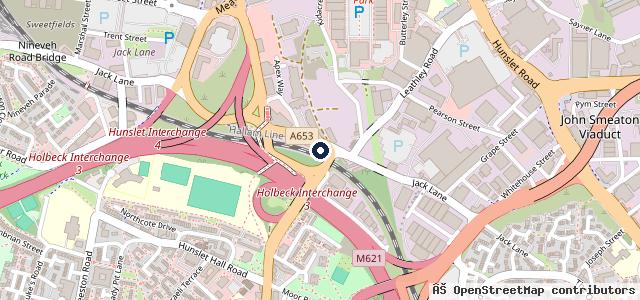 Map showing the location of G6 Mot Centre