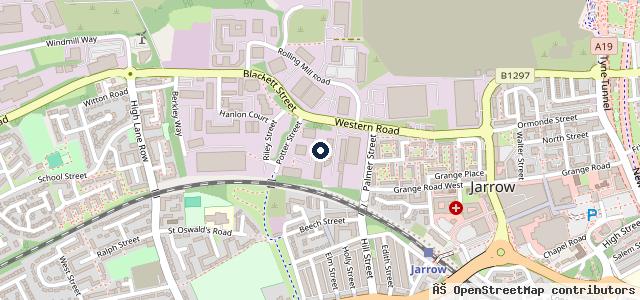 Map showing the location of Jarrow MOT Centre Member Of IMI