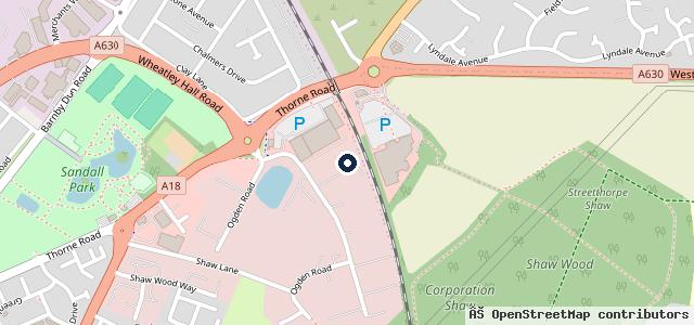 Map showing the location of SSA Performance