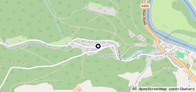 Map showing the location of Longcross Garage