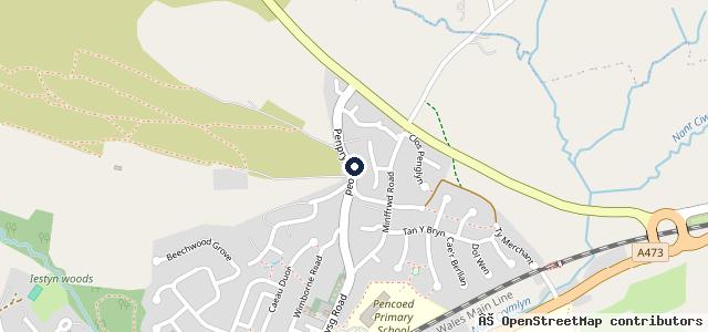 Map showing the location of K & J Tyre Services
