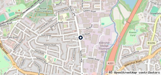 Map showing the location of North Lane Garage Ltd