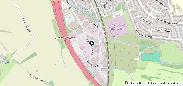 Map showing the location of Checkpoint Automotive