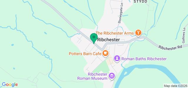 Map showing the location of Bee Mill Garage