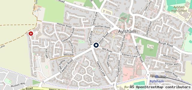 Map showing the location of JLH Autos | Norwich